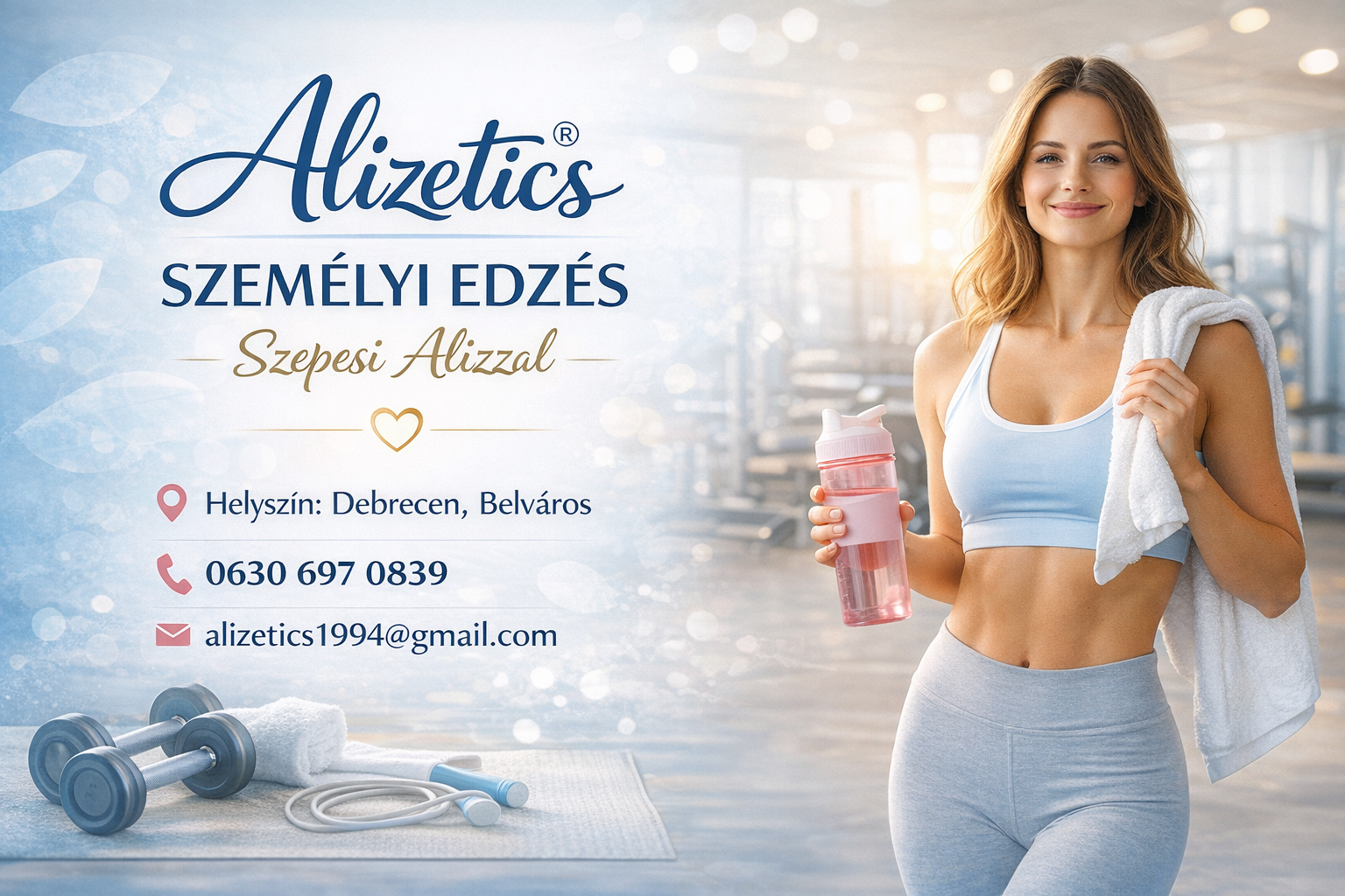Alizetics személyi edzés Szepesi Alizzal Debrecenben